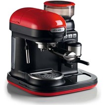 Ariete 이탈리아 아리에떼 커피 머신 메이커 기계 에스프레소 그라인더 카푸치노 모카, 하얀색