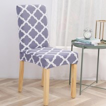 북유럽 명품 엔틱 의자 식탁 의자 후드 가정용 북유럽 탄성 쿠션 등받이 좌석 슬리브 및 범용 뒷면, 02 2_02 2 Pcs