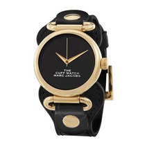 마크제이콥스 Marc Jacobs The Cuff 쿼츠 블랙 다이얼 여성 손목시계