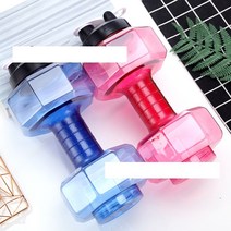 [실버플라워]아령물통 헬스용 아령물통 여행용 큰용량 물병 006, 2600ml, 노랑