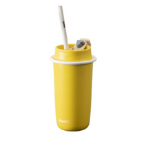 모슈 라떼 스트로우 텀블러, 6개, 480ml, 옐로우