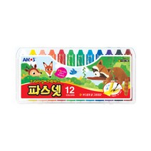 아모스 파스넷12색 크레파스