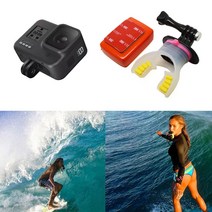 NUNUBITEL_GOPRO9 악세서리 마우스 마운트 써핑 바이트 입 피스 액션캠거치대 용거치대 자전거걸이 고프로9 고브라켓 브라 부품 카메라 어댑_NUB누비텔레숍, 옵션이없는_단일품목입니다