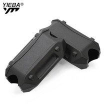 할리 엔진가드 1쌍 범용 엔진 가드 범퍼 크래시 바 블록 YZF-R3 YAMAHA YZF750R YZFR1, 01 A black NO LOGO