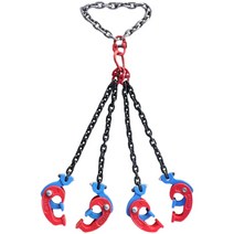 드럼체인집게 오일통 지게차 운반 이송 고정걸이 후크, 합금강 다이 단조 2 발톱