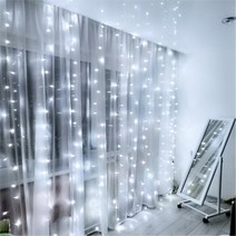 견고한 220V 4*2.5M 320LED 고드름 빛 화환 LED 커튼 문자열 파티 정원 홈 웨딩 스테이지 야외 장식 조명, 04 2M X 3M_03 영국 플러그, 02 220V Warm white