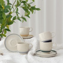 리빙몬 카네수즈 노블 아메리칸 커피잔 265ml, 그린