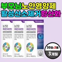 부모님 노안 영양제 활성산소제거 항산화 루테인 아연 플라보노이드 안토시아닌 베타카로틴 눈이뿌옇게 눈물샘 홍채 황반 색소 밀도 증가 개선 도움 70대 고령 노령 노년 연로한 어르신