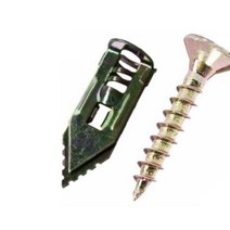스크류앙카 나사 고강도 건식 벽체 앵커 셀프 태핑 키트 플러그 벽 석고 보드 천장 St, 01 18PCS
