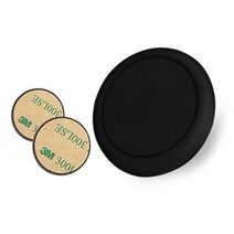 원형자석 거치대 고무 홀더 네오디움 보조철판 핸드폰, 원형자석 50mm 그린(야광)
