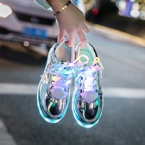 여성 LED 방수 발광 신발 USB 사이즈문의 예쁜 패션