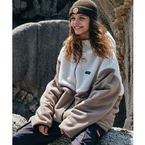 [국내 매장판] VOLCOM 캠퍼 플리스 후드집업 리버서블 패딩베이지 262673