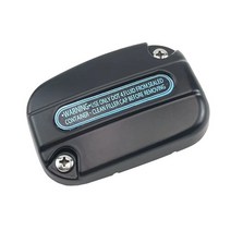 할리 호환 용품 크롬 블랙 브레이크 마스터 실린더 커버 펌프 캡 할리 글라이드 투어링 2008-2017 FLHT V-, 02 Black Right, 02 Black Right