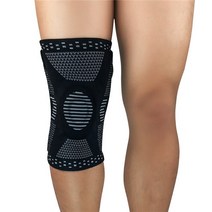 무릎 팔꿈치 보호대 1pc 무릎 패드 중괄호 스포츠 지원 Kneepad 남성 관절염 수호자 압축 슬리브, 04 다크 그레이_03 XL