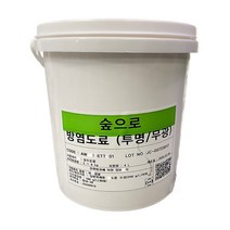 KCC 숲으로 방염도료 4L/무광투명/방염페인트, 무광/투명