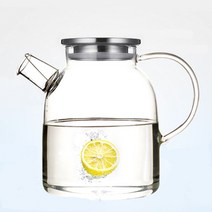 엠케이유통 1.5L 유리 티포트 (96948) 티 주전자 차 포트 내열 거름망 티폿 녹차 티팟 홈파티 찻주전자, 상세설명참조