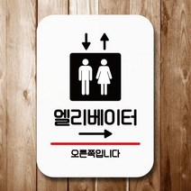 EWN409691[까엘룸#]안내판 185 표찰 엘리베이터 표지판 푯말 Q2 팻말 오른쪽(H), 화이트