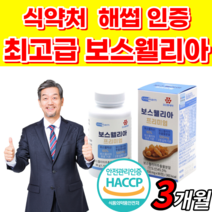식약처 인증 인도산 보스웰리아 추출물 분말 알약 형태 정 보스 보수 보슬 웰실리아 벨리아 월아 렐리아 웰리스 웰리아 윌리아 넬리아 렐리아 허리 손가락 무릅 무릎 관절 연골 사은품, 3개월 분, 1100mgX90정