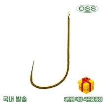OSS 금침 무미늘 바늘 A1소재 향붕어전용 붕어 향어 민물 바다 낚시, 7호, 1개
