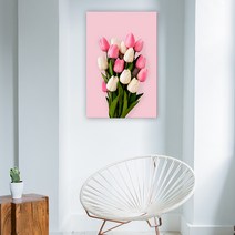아란아트 생기그림 예쁜꽃그림 캔버스액자 카페인테리어 거실벽꾸미기, 17 튤립다발2