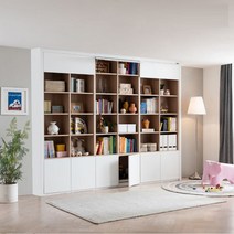 시그니처 서재형 붙박이장(하부도어형) 30cm