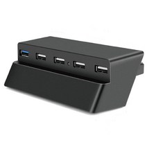 PS4 슬림 에디션용 TNP 5 포트 USB 허브 - 3.0 2.0 고속 어댑터 액세서리 확장 커넥터 스플리터 확장기 PS4S 플레이스테이션 4 에디션 게이밍 콘솔