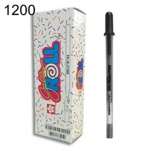 [최저] 파인 XPGB 블랙 흑색 0.6mm 1200입