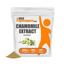 멀티비타민 BulkSupplements.com Chamomile Extract Powder - Herbal Supplement for Mood Support Sourced from, 3.52 Ounce (Pack of 1)