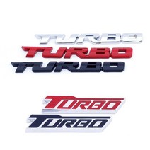[오너클랜] TURBO 레터링 스티커 엠블럼 이쁜 디자인 자동차 용