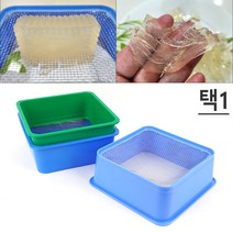 쉬운 묵채 만들기 채 망 채반 채망 우무가사리 우뭇가사리 스텐 사각 플라스틱 묵 무침, 사각묵채