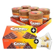 주전부리몰 롯데제과 크런키볼(6통) 1각 +크런키초코(12입) 1각(+밀크츄 2개), 1세트