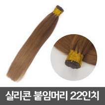 프리티레이디 22인치 실리콘 팁 단백질 인모 붙임머리 한팩 160가닥, #2, 1개