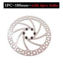 MTB 자전거 디스크 브레이크 로터 열 분산 플로팅 브레이크 로터 140/160mm 180/203mm 알루미늄 합금 초경량 디스크 브레이크, 1pc 180mm Silver_15