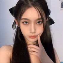 리본핀 옆머리핀 지수 블랙핑크 아이돌 포인트 유행 데이트