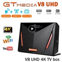 위성TV 위성 수신기 TV박스 디지털 최신 위성 수신기 박스 울트라 디코더 튜너 내장, 없음