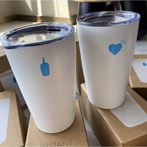 블루보틀 로고 화이트 스텐텀블러 354ml 블루보틀 커뮤터 스텐컵, 1개