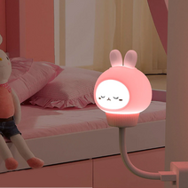 usb 캐릭터 토끼수유등 터치식 야간 침대 아이방 무드등 수면등 취침등 미니조명 램프 고양이 오리 곰