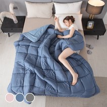 [설날 할인혜택 ] 놀차 가을/겨울용 사계절용 워싱 양면 항균 이불