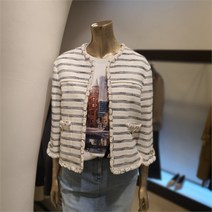 데코 NC12 오픈형 트위드 자켓 DCJKC2404W