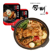 통뼈감자탕 [통뼈감자탕 칼칼한맛] 부산 20년 전통의 맛 그대로 감자탕 4팩 (4KG)