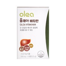 올레아 비타칸 6정-밀크씨슬 간건강 건강식품, 1개