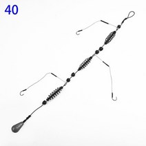 낚시 후크 인공 루어 미끼 케이지 세트 피더 베이트 홀더 Anzol Peche 메기 지그 잉어 태클, 06 40G
