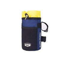 사이클링 자전거 핸들 바 백 보온 물병 음료 쿨러 팩 하이드 레이션 캐리어 MTB 컵 홀더, 02 Blue-yellow