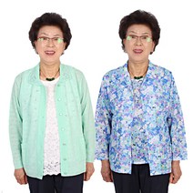 봄여름가디건 조끼 앙상블 세트 어버이날선물할머니옷
