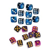 Zeyuan DND RPG 교육용 6면 세트 불투명 파티 장난감 20개, 1.2cm, 아크릴, 다른 사람
