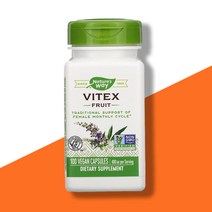 네이쳐스웨이 바이텍스 열매 추출물 400mg 100정 식물성 베지캡슐