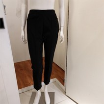 아투쎄 SH02 바지통이 좁고 핏이이쁜고무줄바지 앞주름세워 핏이이쁜스판고무줄바지 A2SPA46