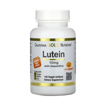 캘리포니아골드뉴트리션 CGN 루테인 지아잔틴 10mg 120소프트젤 홍화유 해바라기씨유 미강유