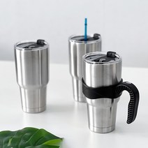 대용량 군대 텀블러 군인 코스트코 다이소 900ml, 대용량 텀블러+손잡이