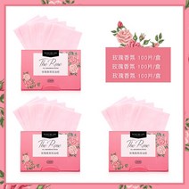 녹차기름종이 [3박스/300매] 보디빌더 페이퍼 페이스 휴대용 녹차 대나무 숯 여름 쿨링 오일 컨트롤 남녀, 06 로즈3박스